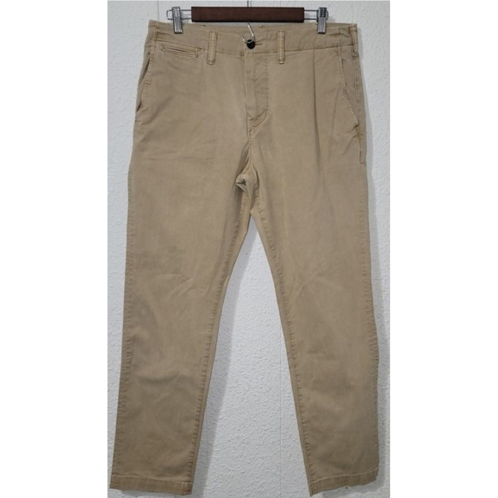 American Eagle Next Level Flex Pants, Biege, Slim Straight, 32x32, Mens